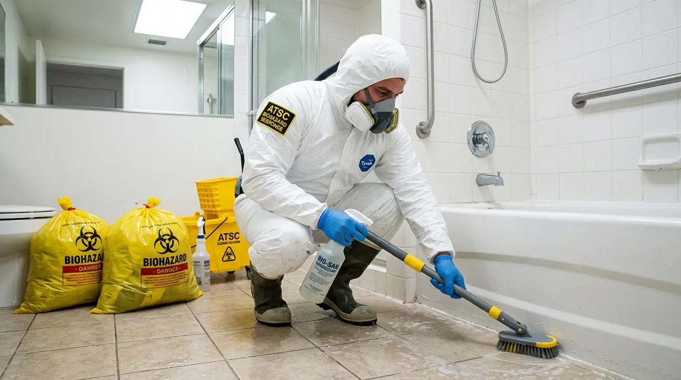 Decontamination equipment deployed for Blood Cleanup in Cheval